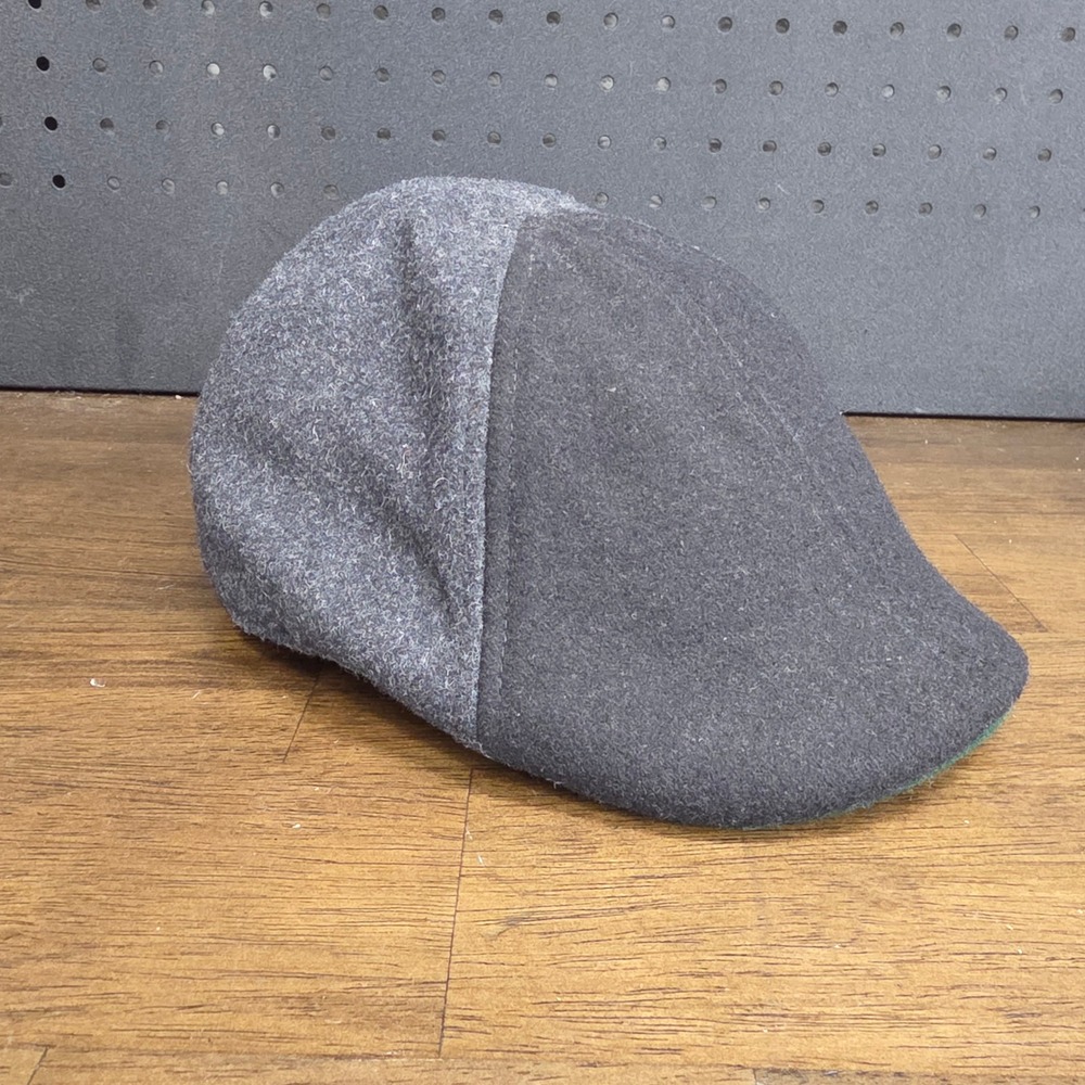 Boston Scally Co Scally Cap Mens M/L Gray Wool Flat Hat Celtic Knot